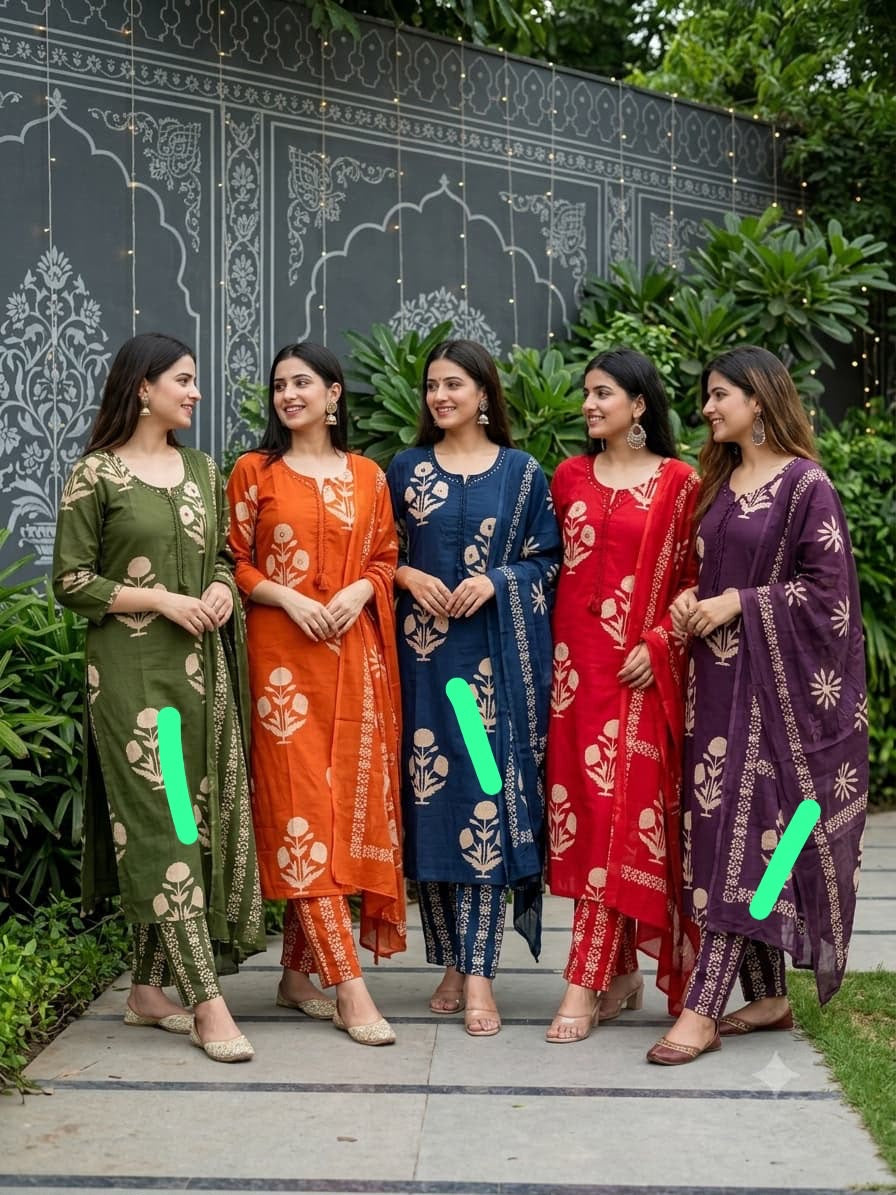 Salwar Set   Green 56655