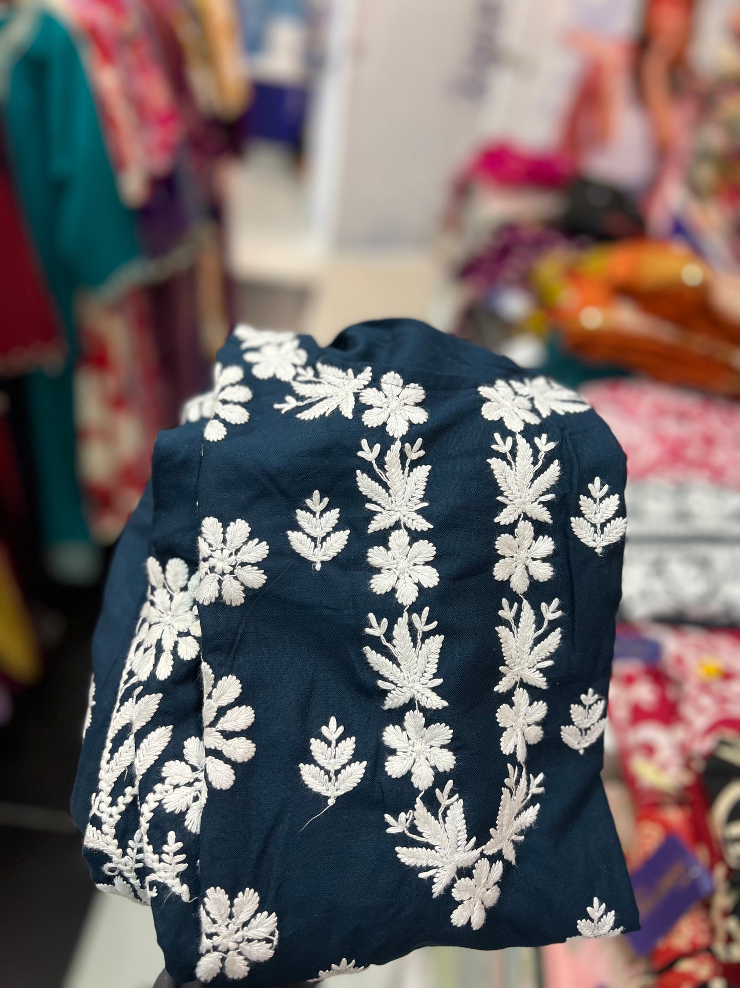Chikan Kari Co Ord Set  8998