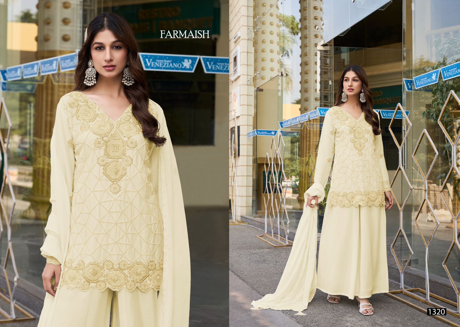 Party wear salwarset 25469