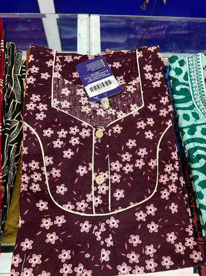 Cotton Nighty Printed 899989