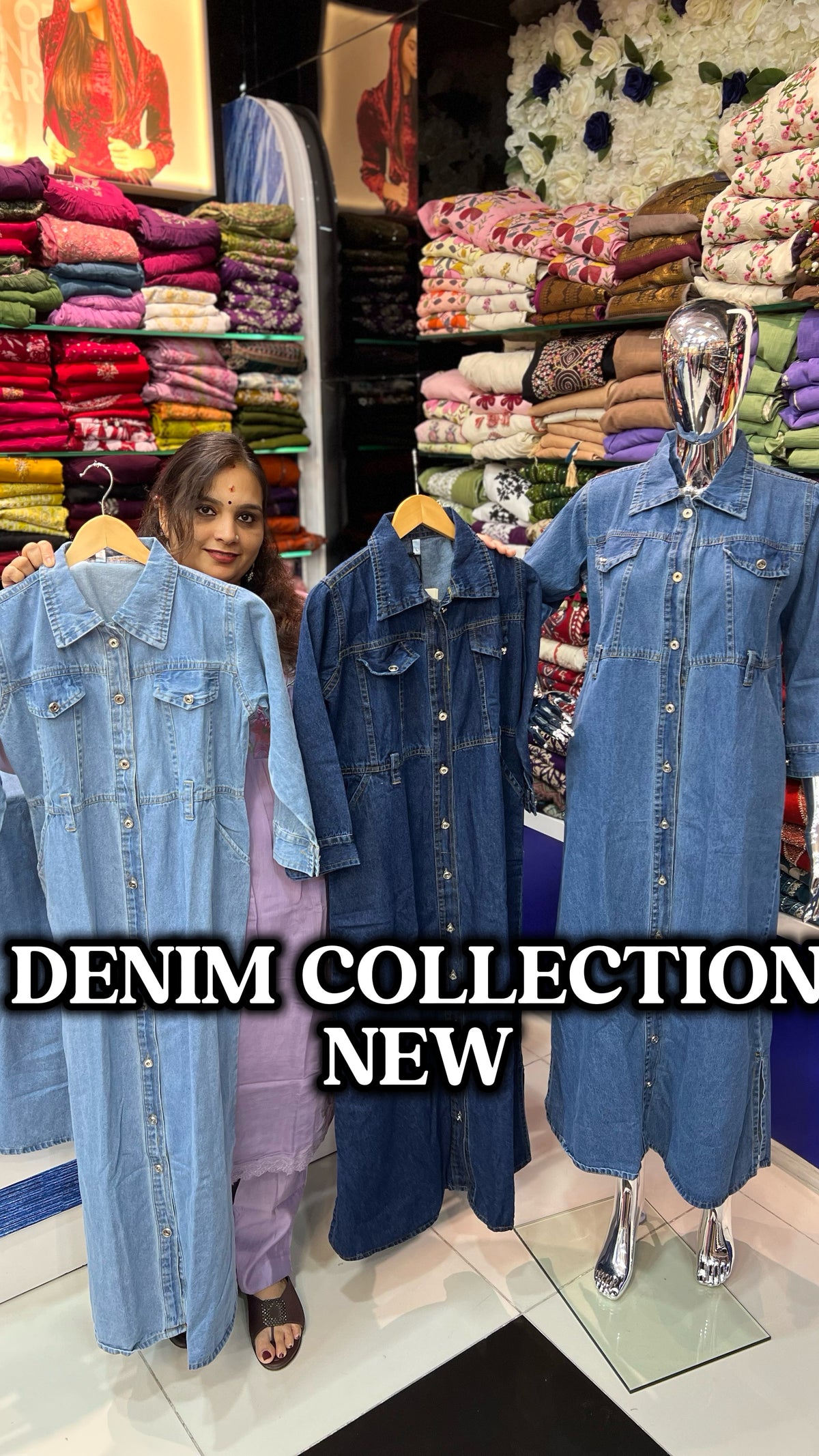 Denim Gown Top 56455