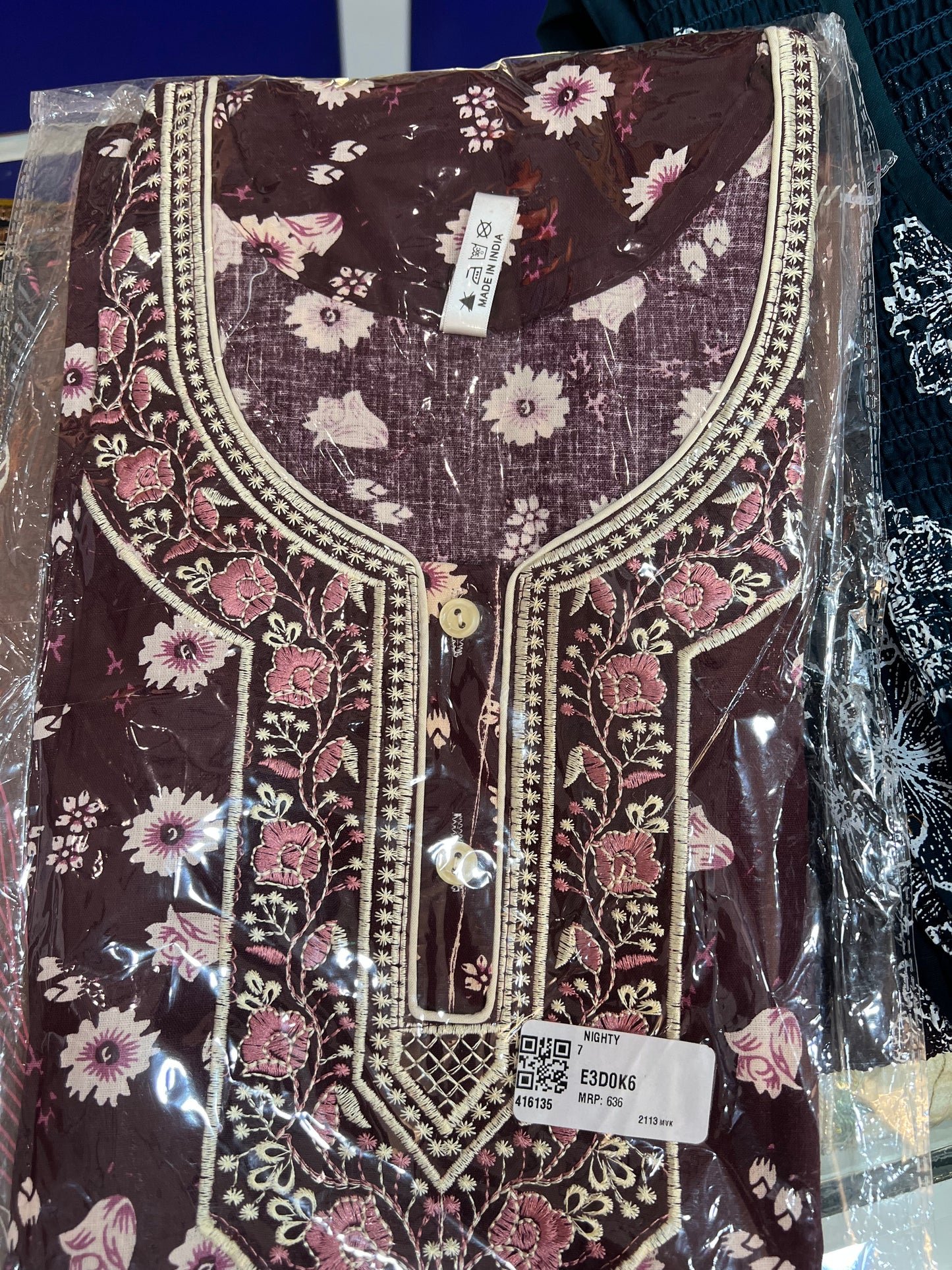 Cotton Nighty Printed 899989