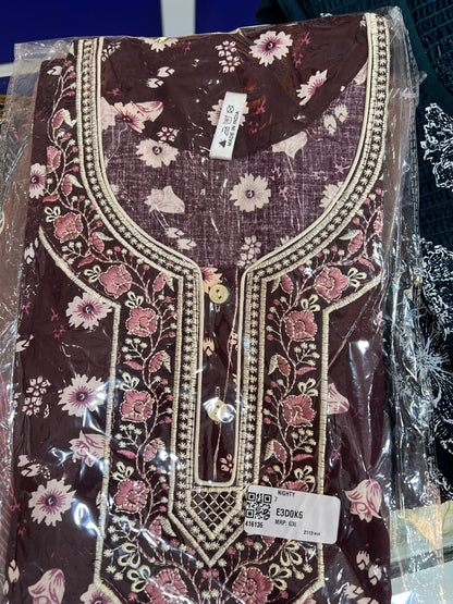 Cotton Nighty Printed 899989