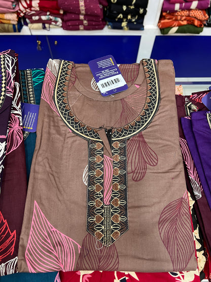 Cotton Nighty Printed 899989