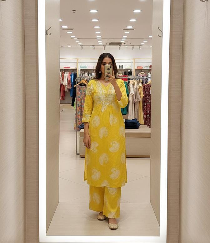 Salwar Set  Yellow