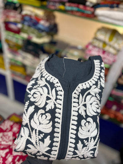 Chikan Kari Co Ord Set  8998