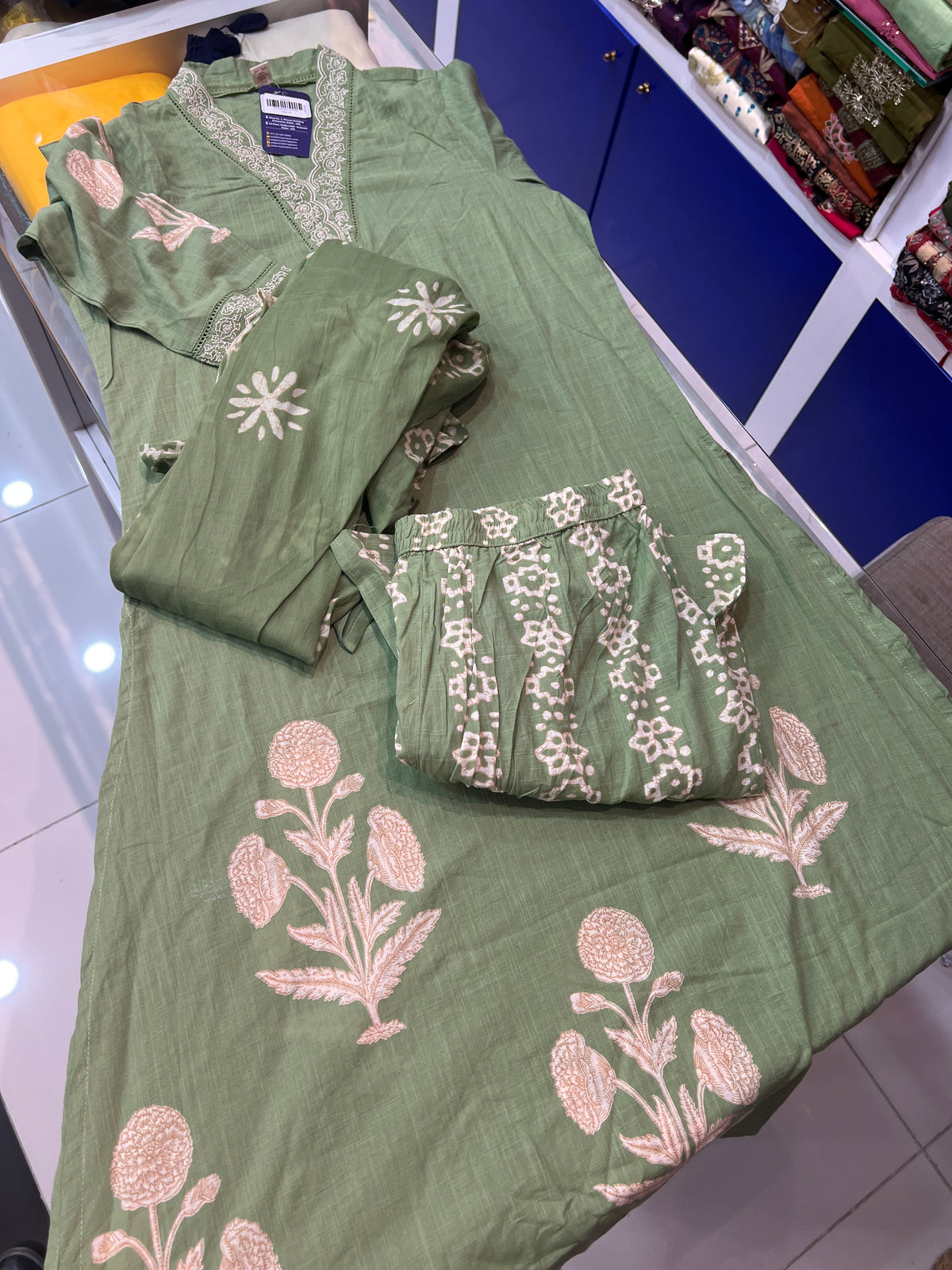 linen salwarset 12365139