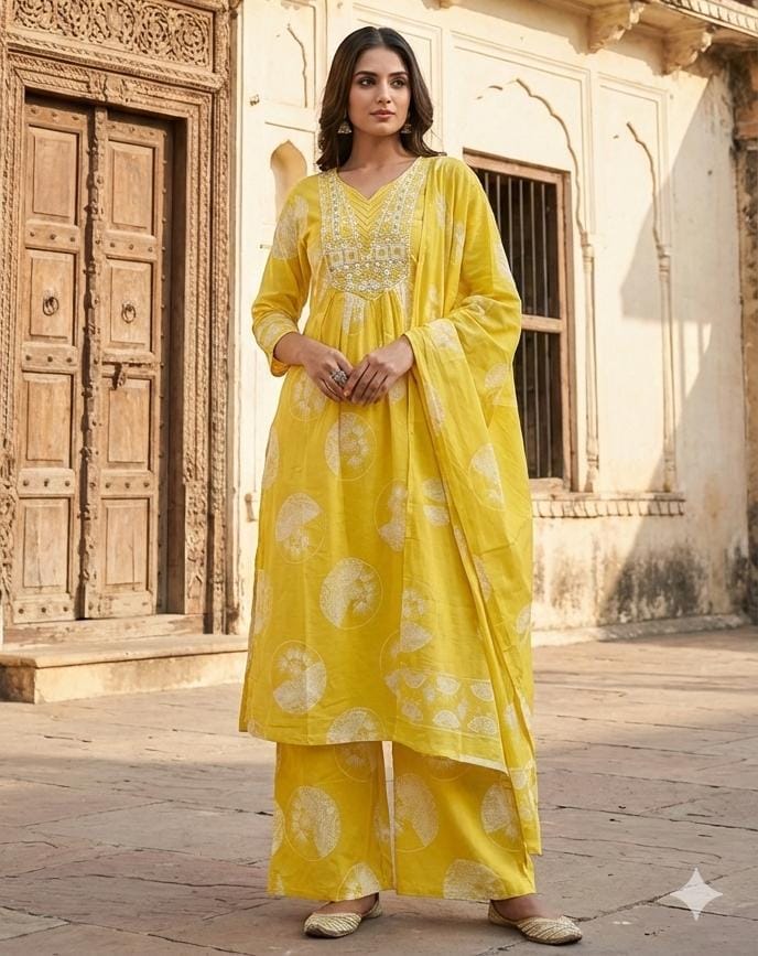 Salwar Set  Yellow