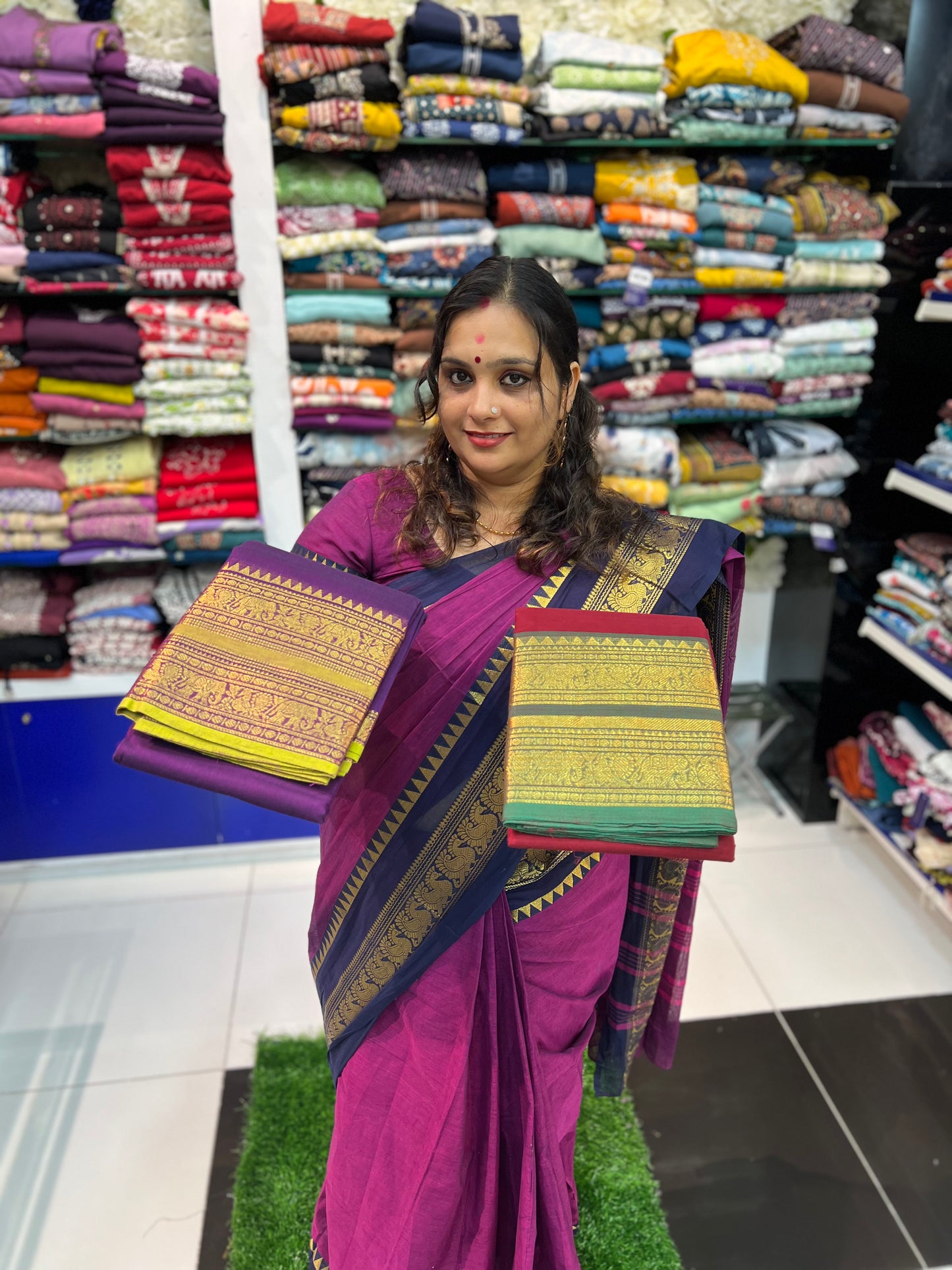 Kanji Cotton  Saree 45455