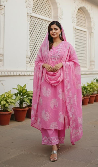 Pink Salwar Set