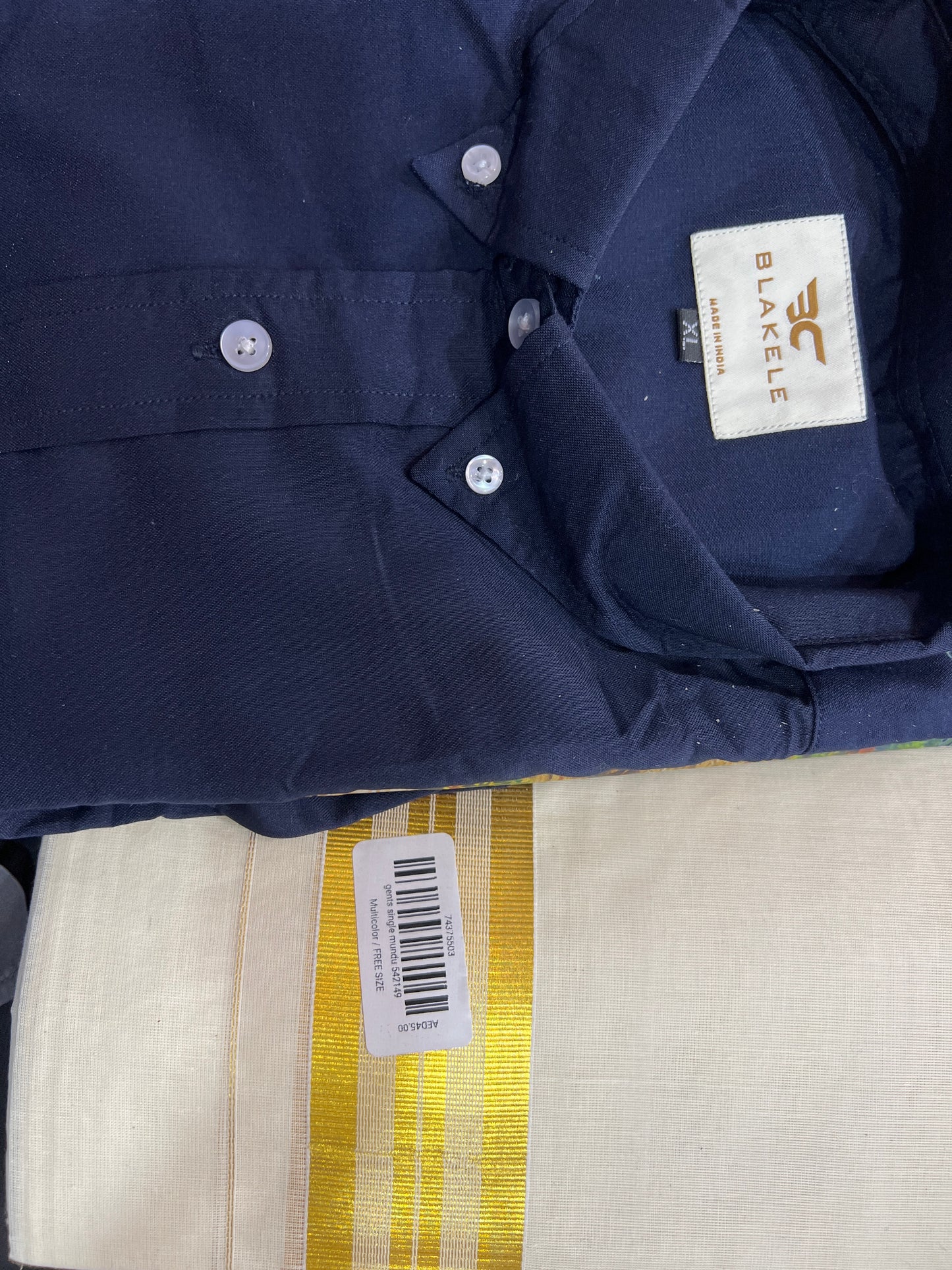 Onam combo 11111 shirt with mundu