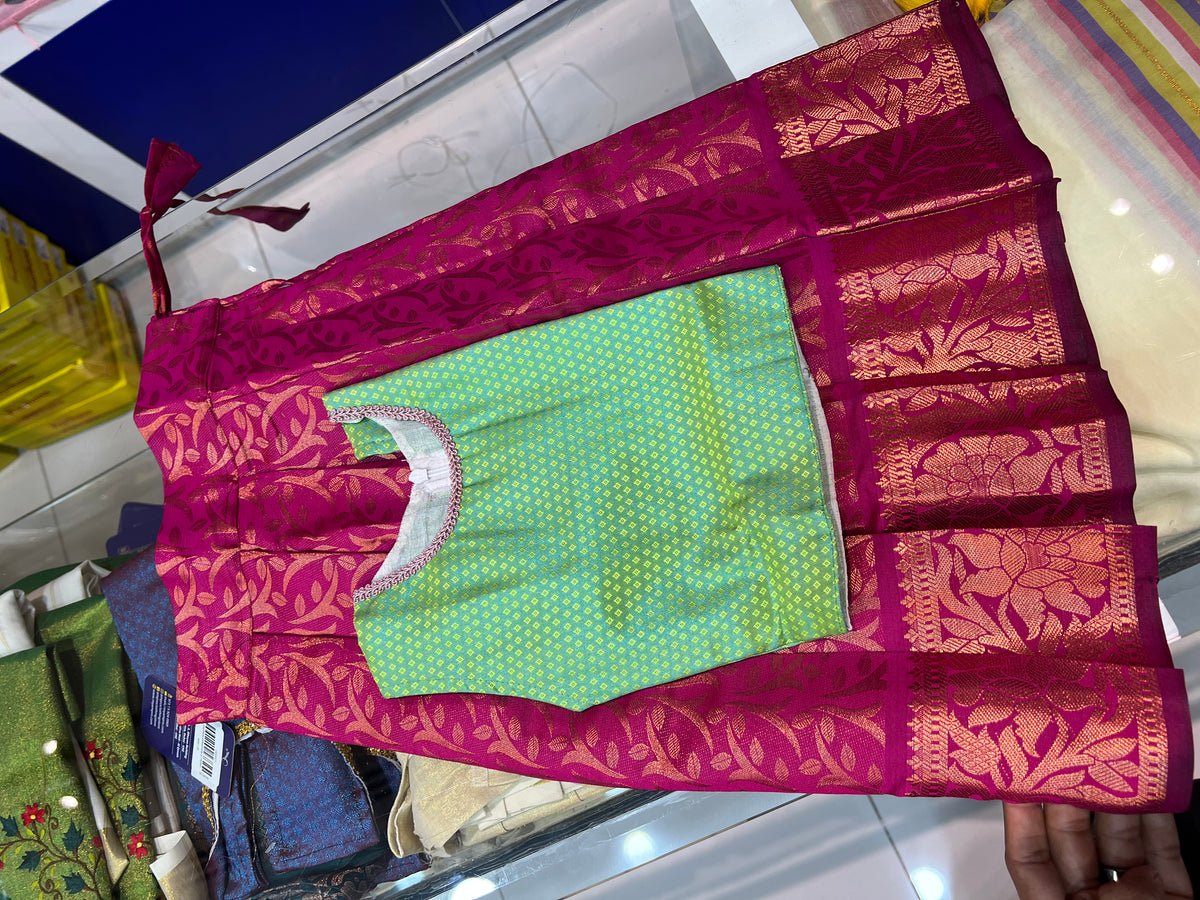 Pattu Pavada Set KIds 2211222