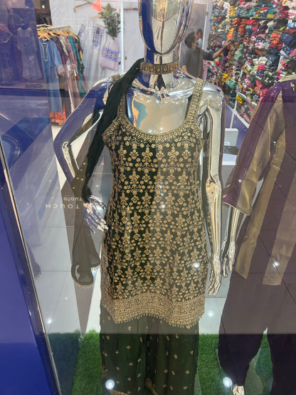 Green Salwar Set 8996-966