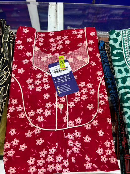 Cotton Nighty Printed 899989