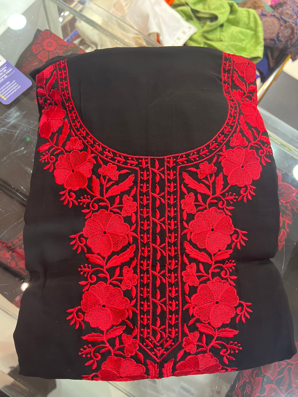 georgette material 23699
