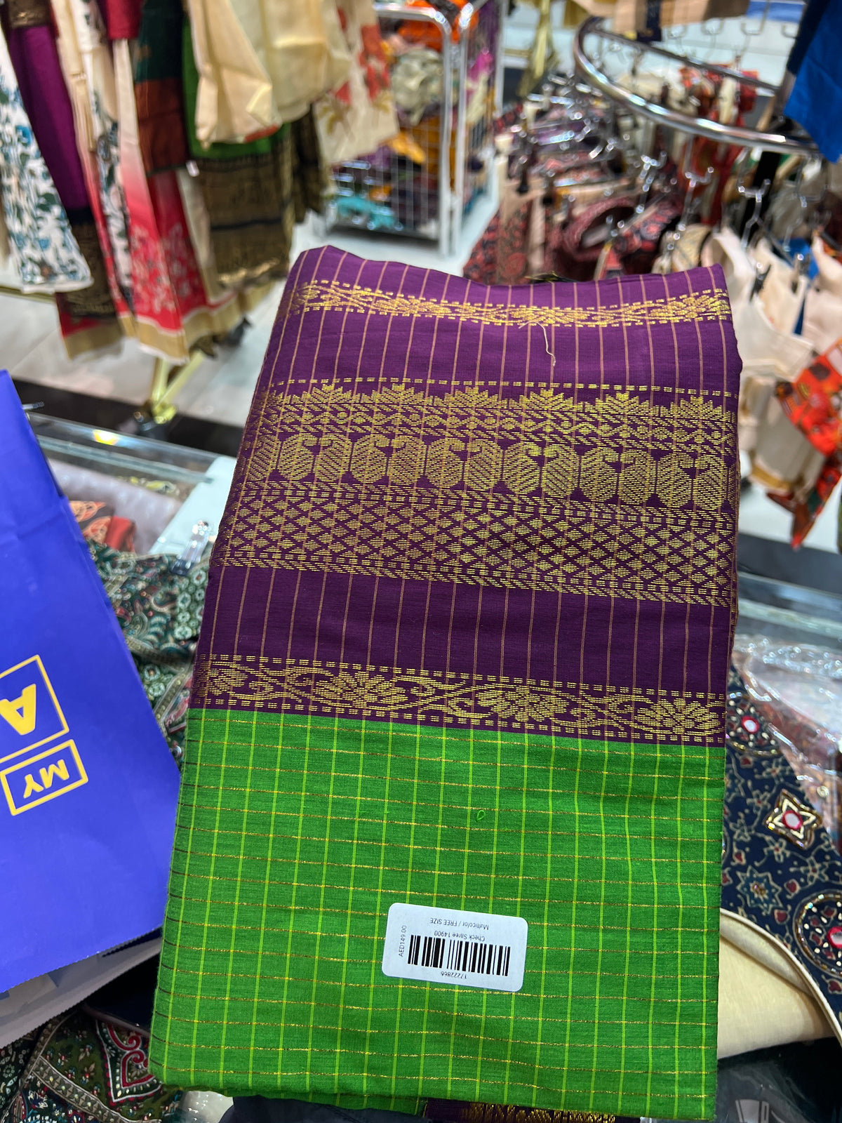 Check Saree 14900