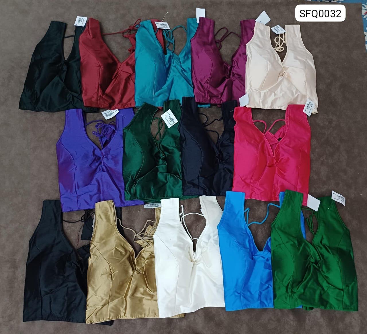 Blouse  Plain Cotton Silk  0063