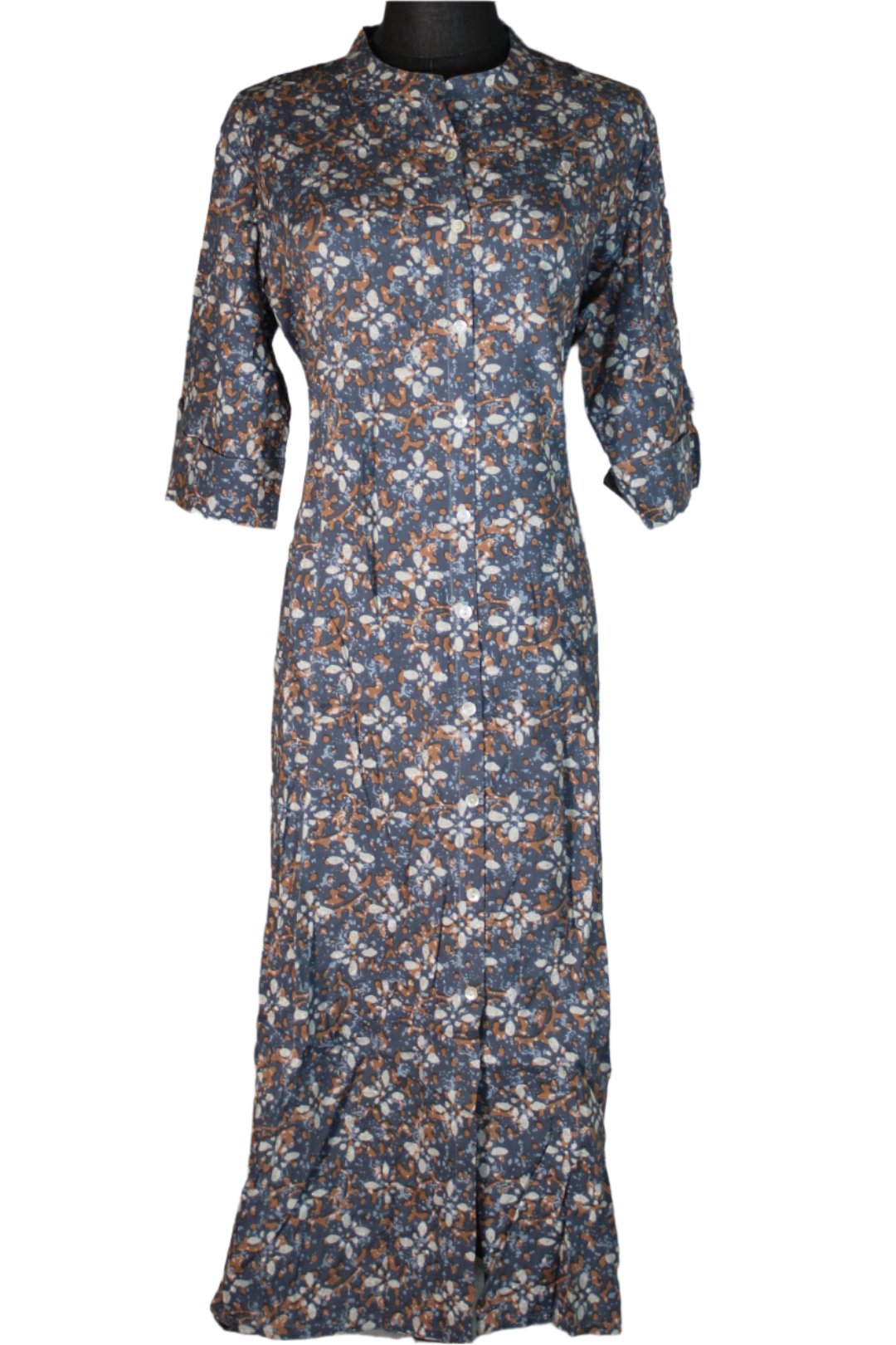 The cotton kurti in the image features a lovely floral print