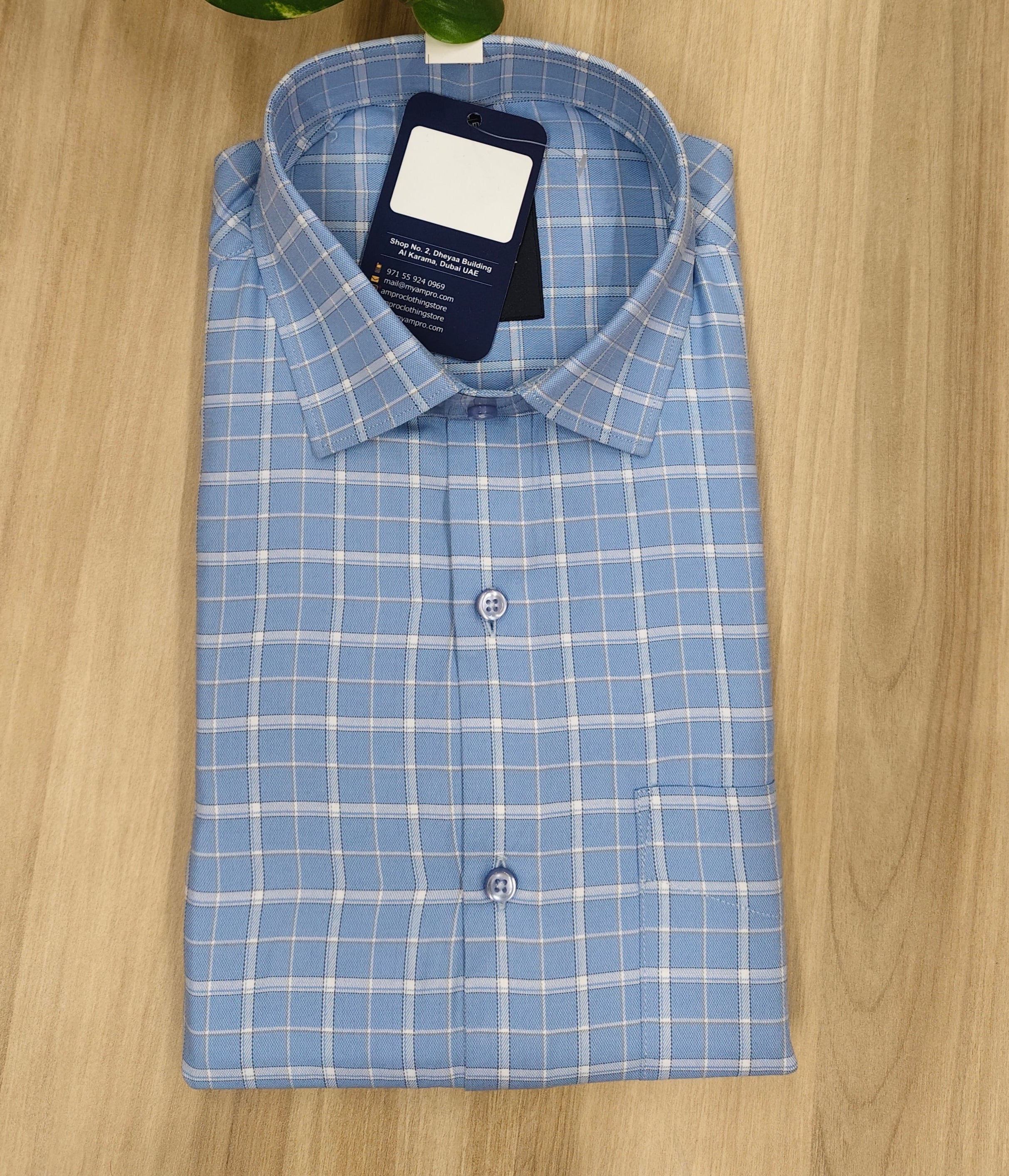 Men's wear cotton check pattern with full sleeve premium quality shirt.