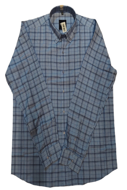 Men's wear check pattern full sleeve premium quality shirt.