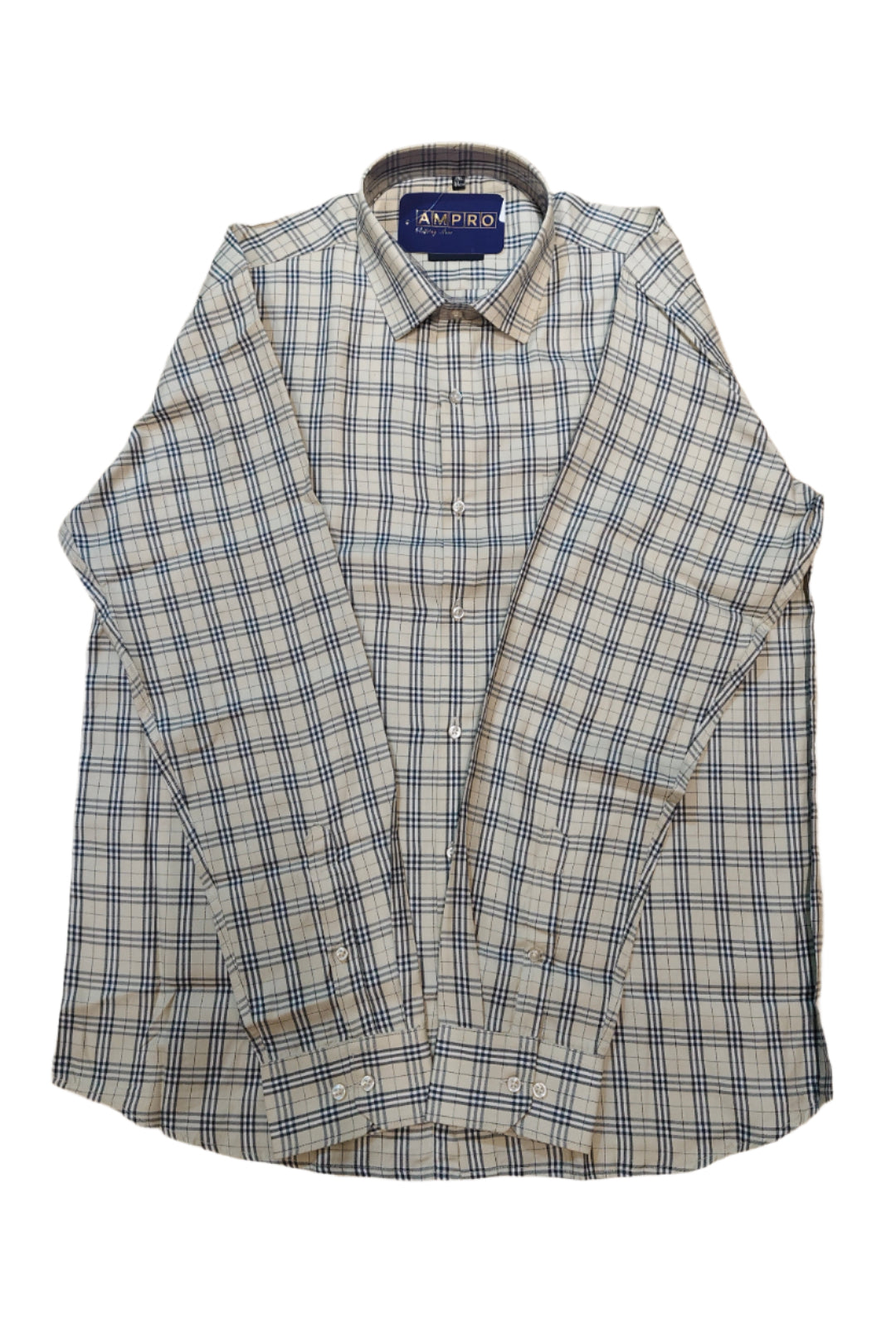 Men's wear  cotton check pattern with full sleeve premium quality shirt.