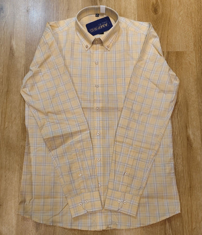 Men's wear cotton check pattern with full sleeve premium quality shirt.