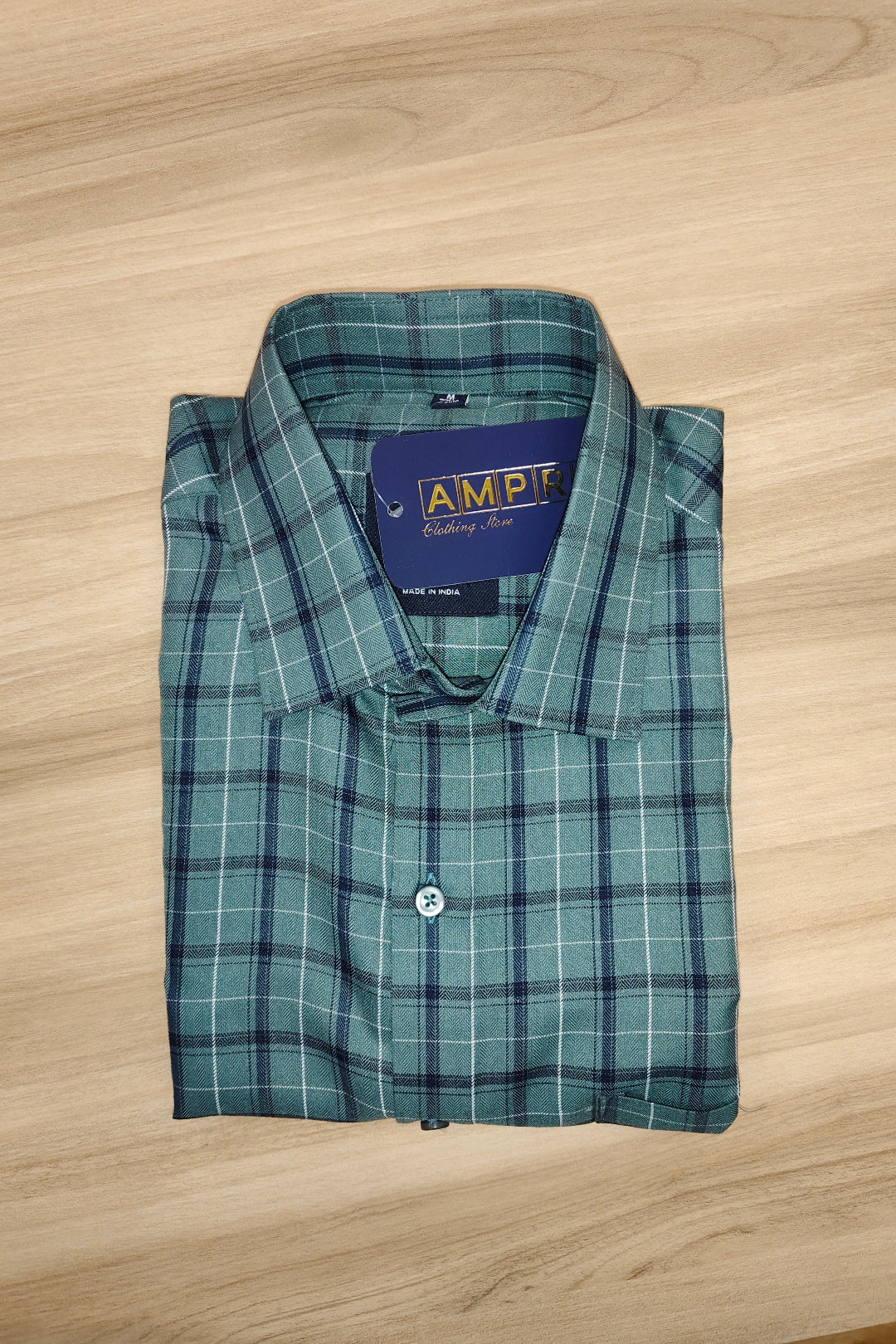 Men's wear check pattern half sleeve with premium quality shirt.