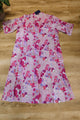 Women's daily wear cotton kurti with round neck pattern.