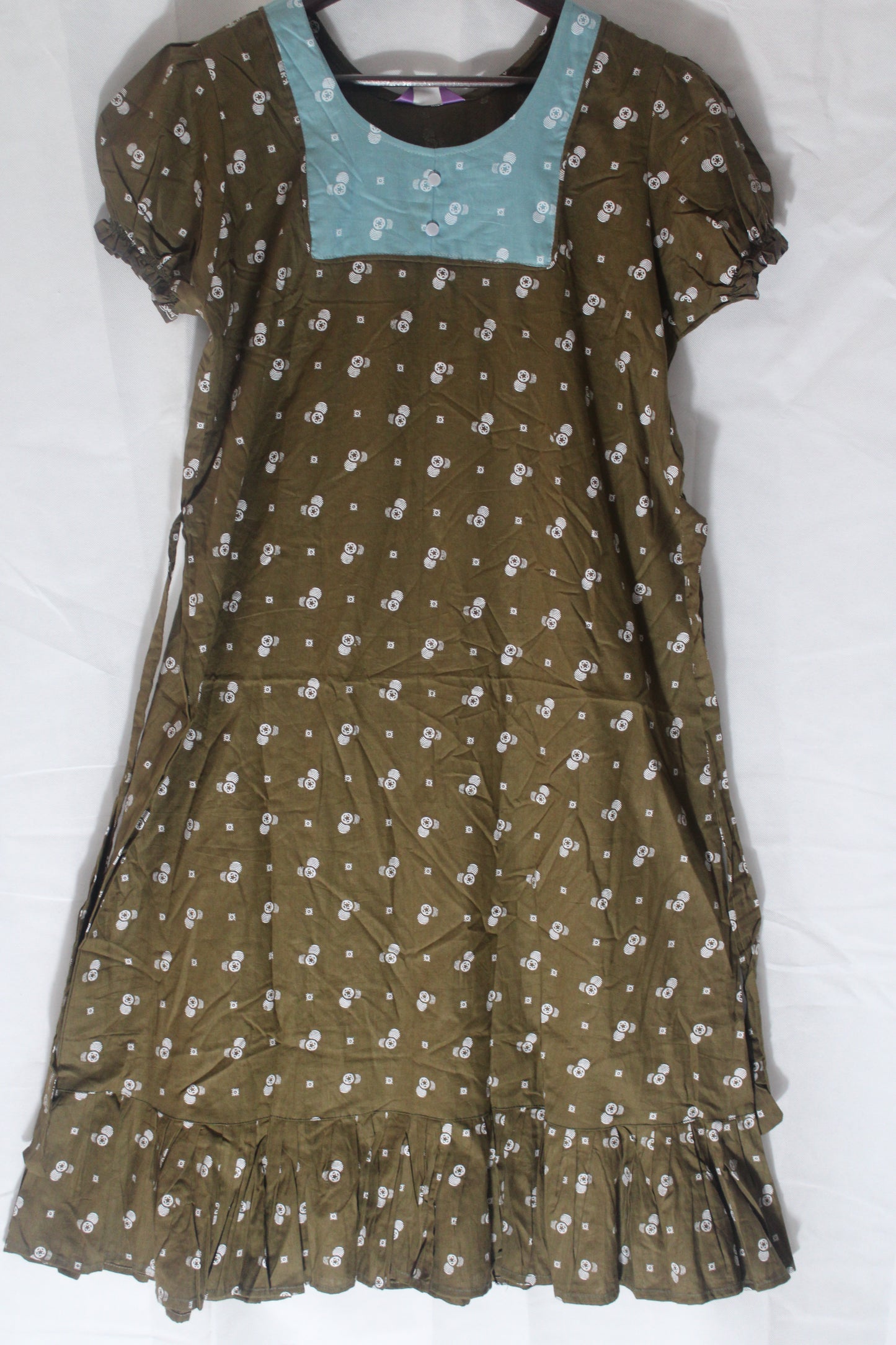 Women's Frock Nighty Cotton with Different Shades