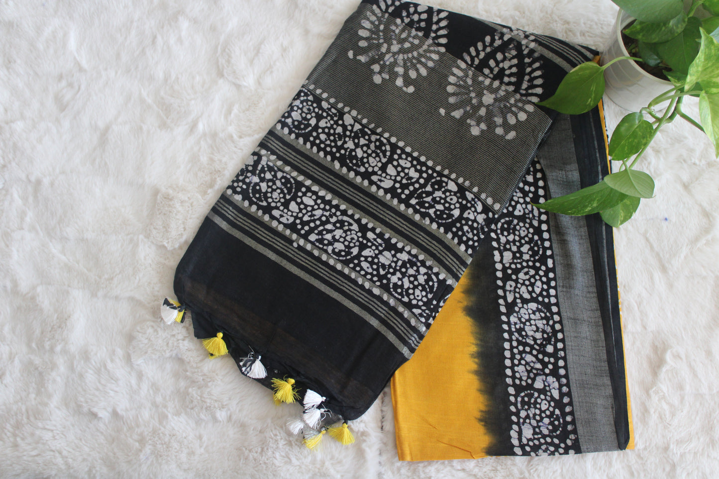 Women's Saree Linen Bardic