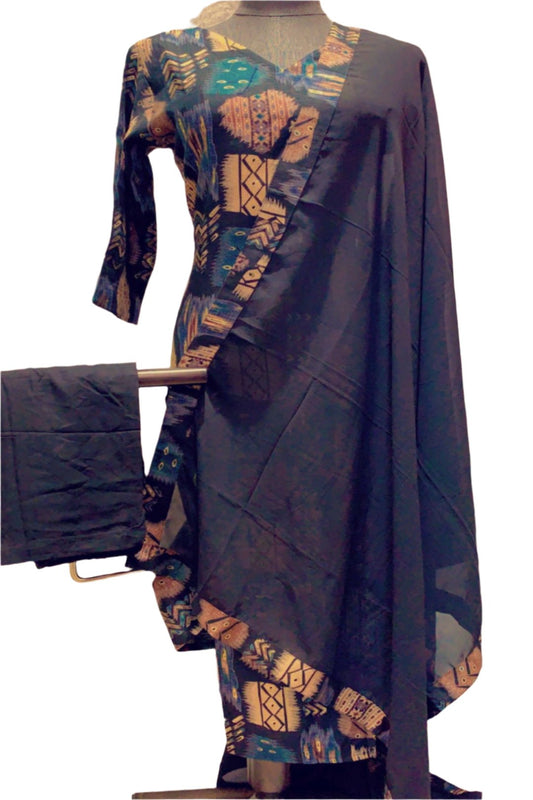 A6270-KM Top With Bottom And Dupatta