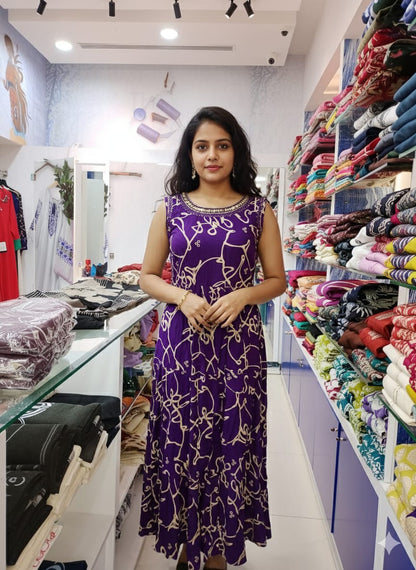 Flair Kurti Sleeve Less 10772