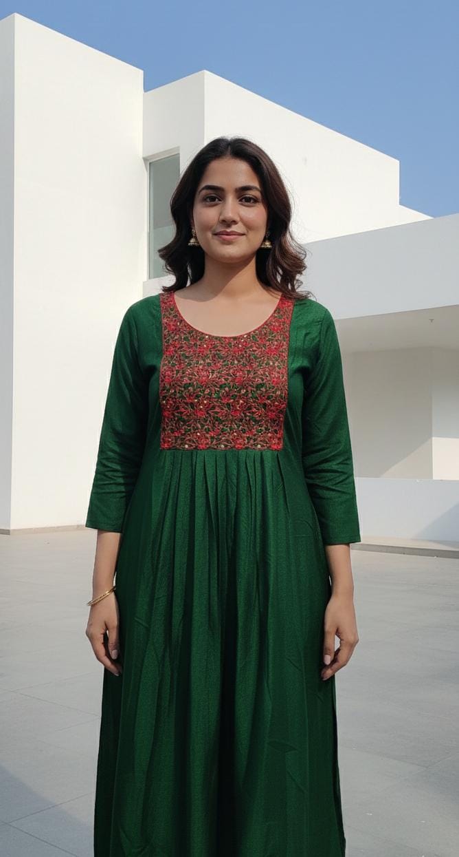 Single Color Kurti 00060
