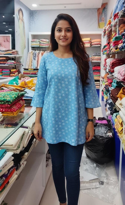 Short Top Sky Blue0039