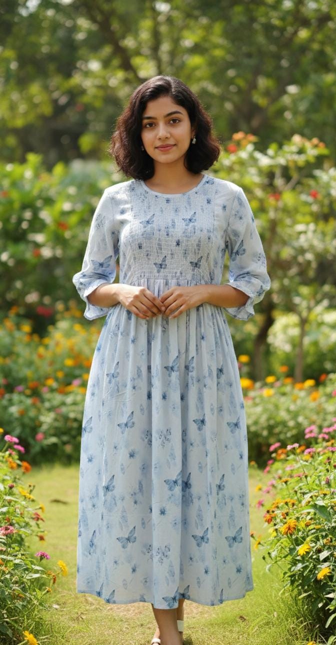 Feeding Top Sky Blue With Zip