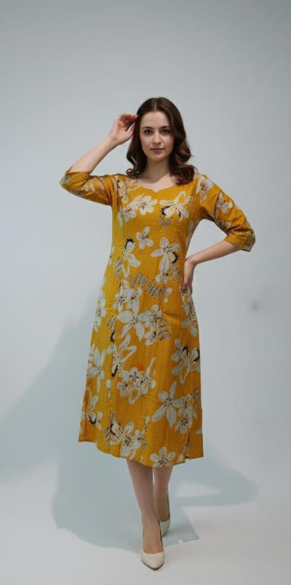 Feeding Top Yellow Printed 0069