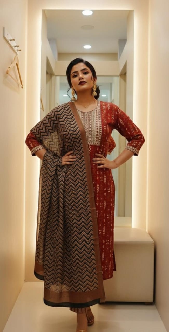 Plus Size Salwar Set00099