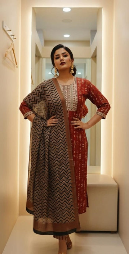 Plus Size Salwar Set00099