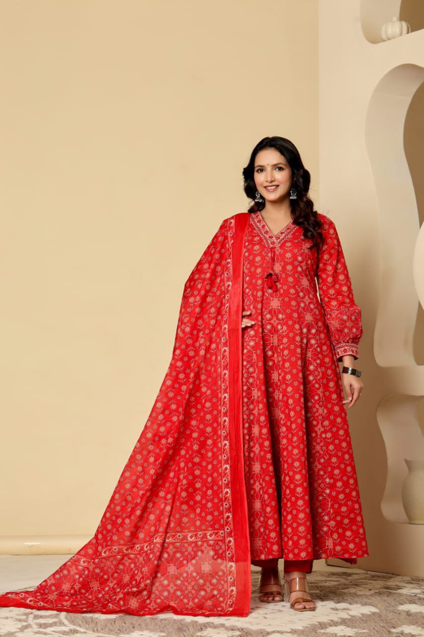 A line Anarkkali Cut