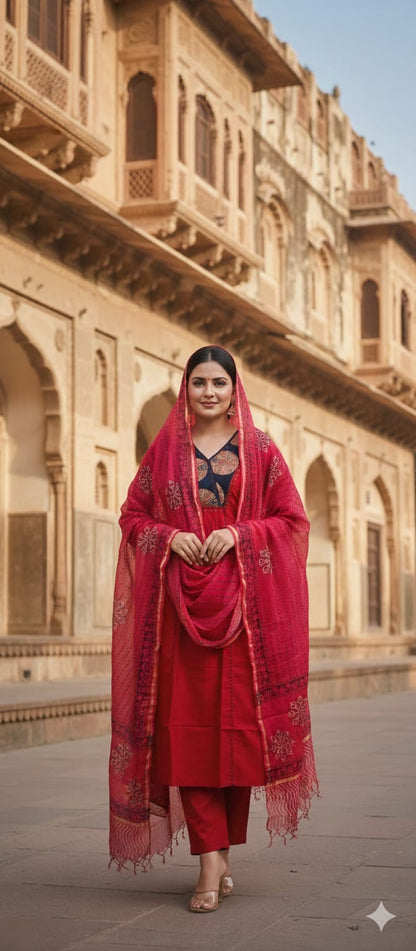 Salwar A LINE Ajrak