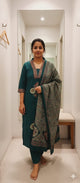 Salwar Set  V Neck
