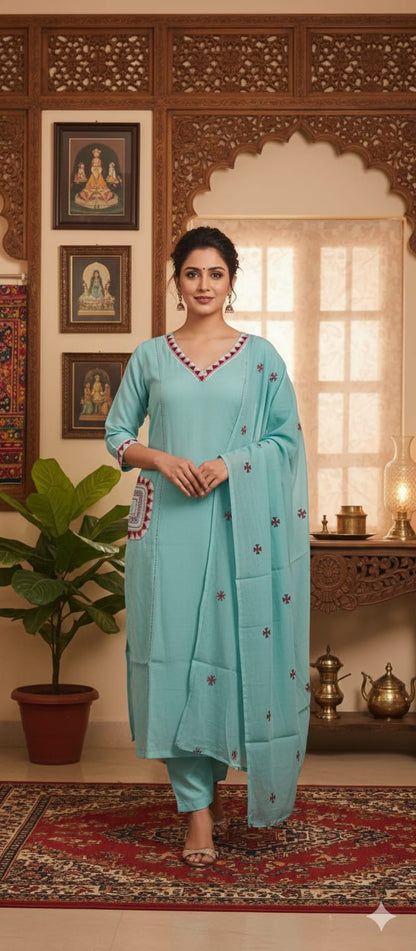 Salwar Set Chandheri