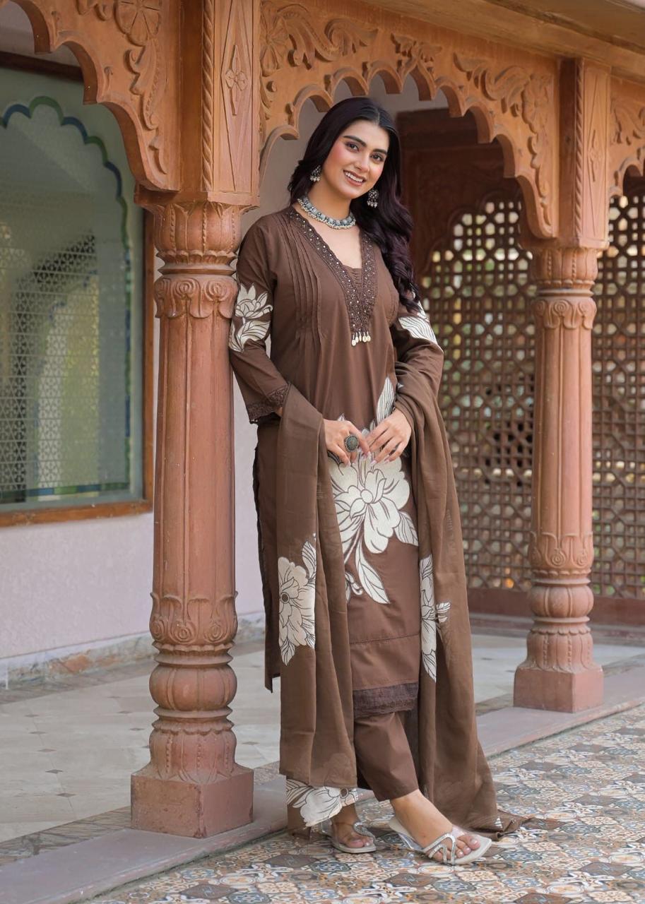 Salwar Set Brown
