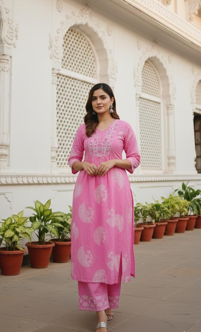 Pink Salwar Set