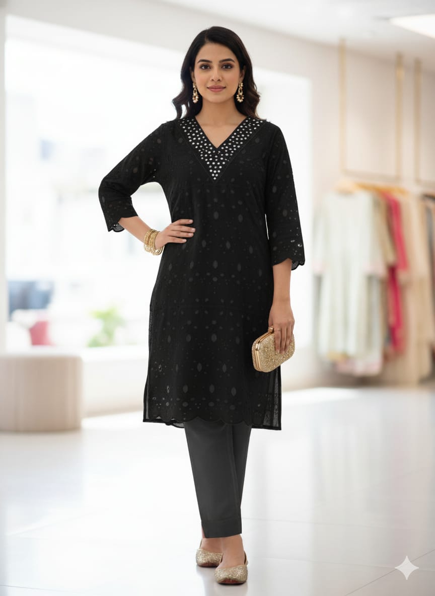 Co Ord Set Mirror Work 65789