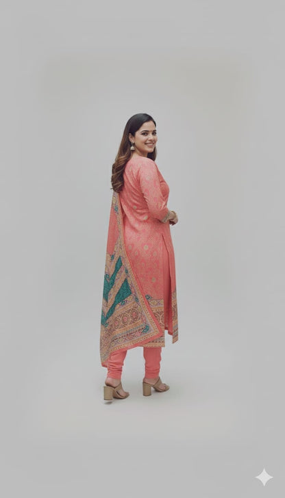 Orange Salwar Set 00099200