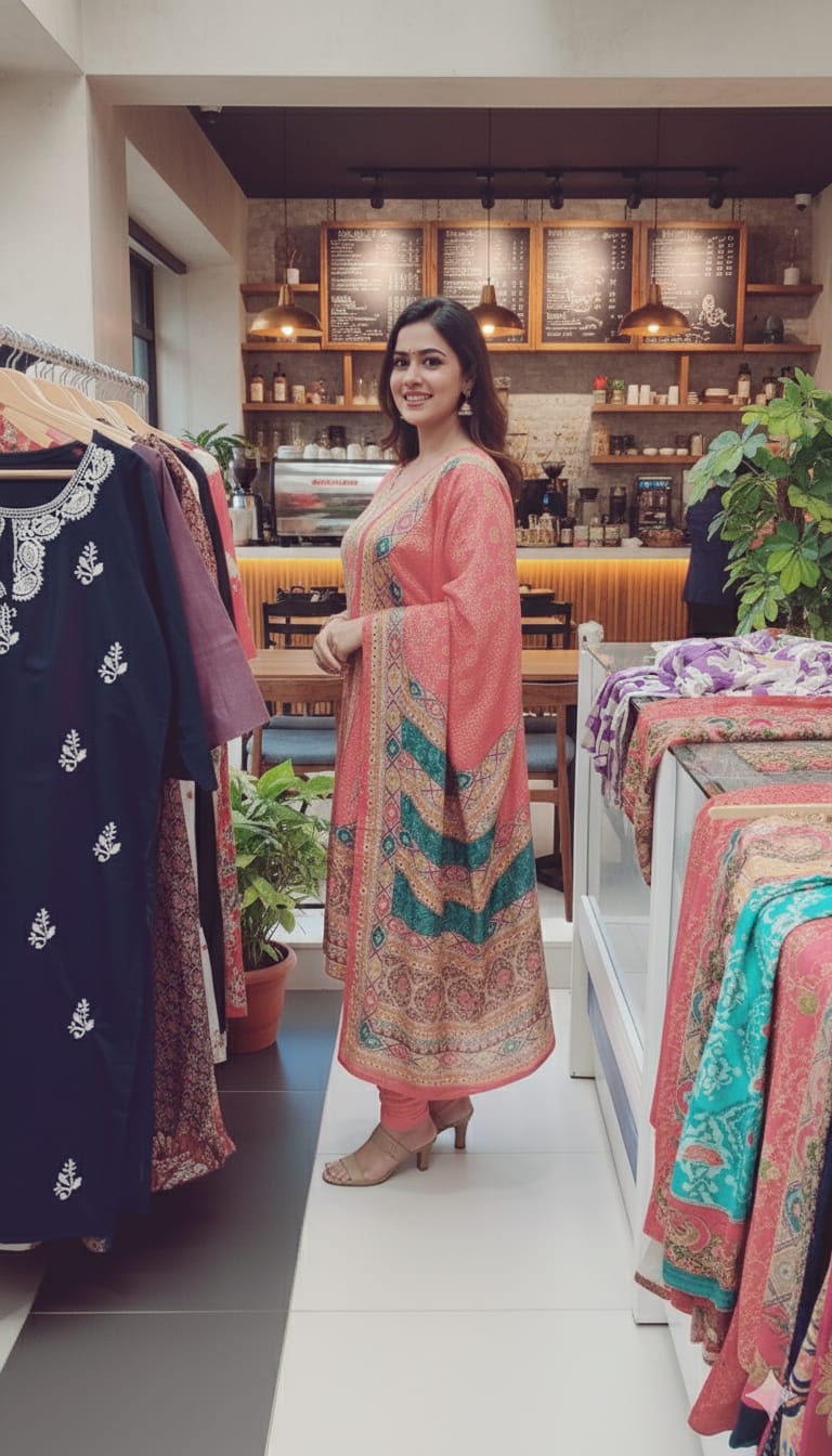 Orange Salwar Set 00099200