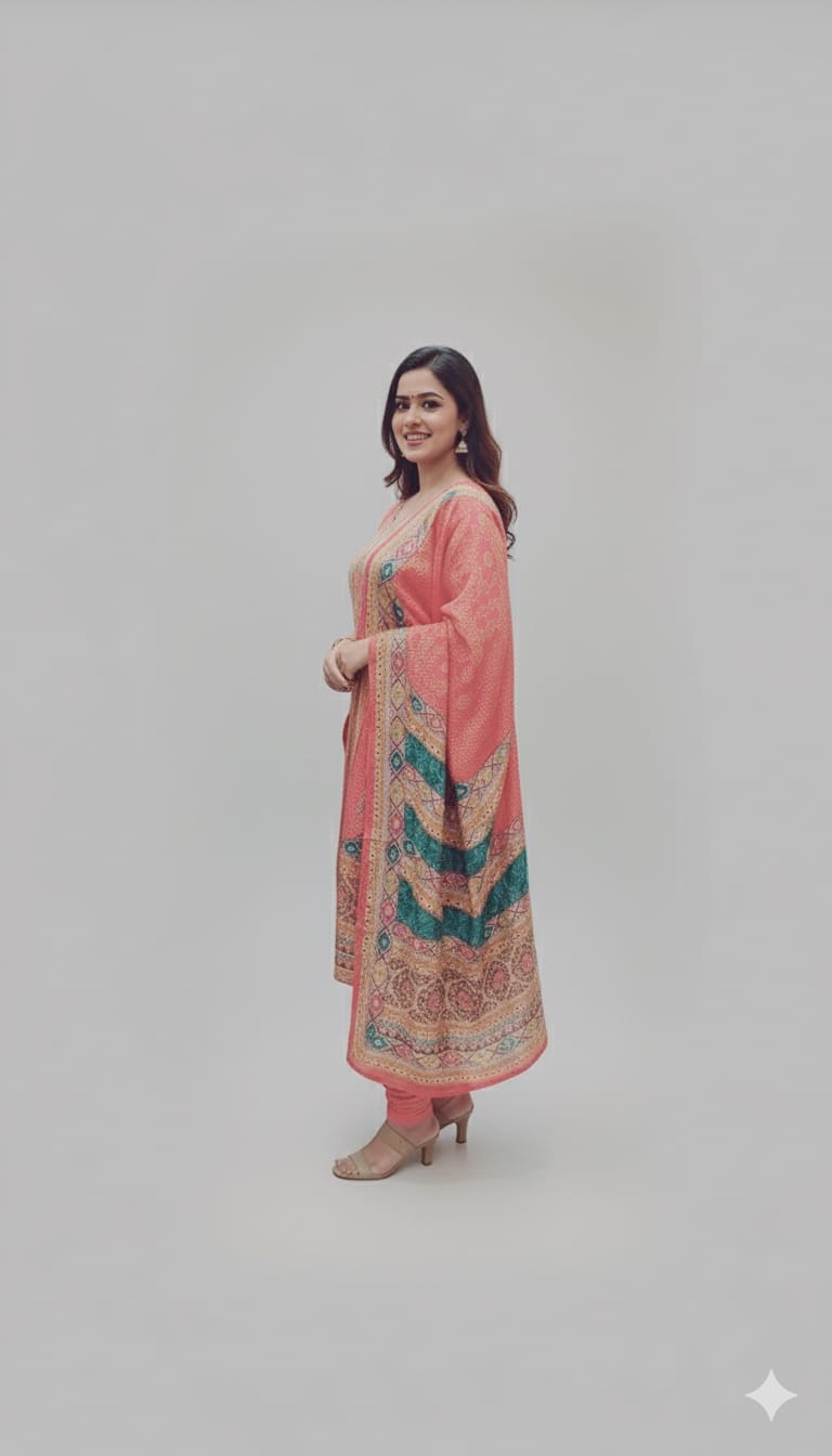 Orange Salwar Set 00099200