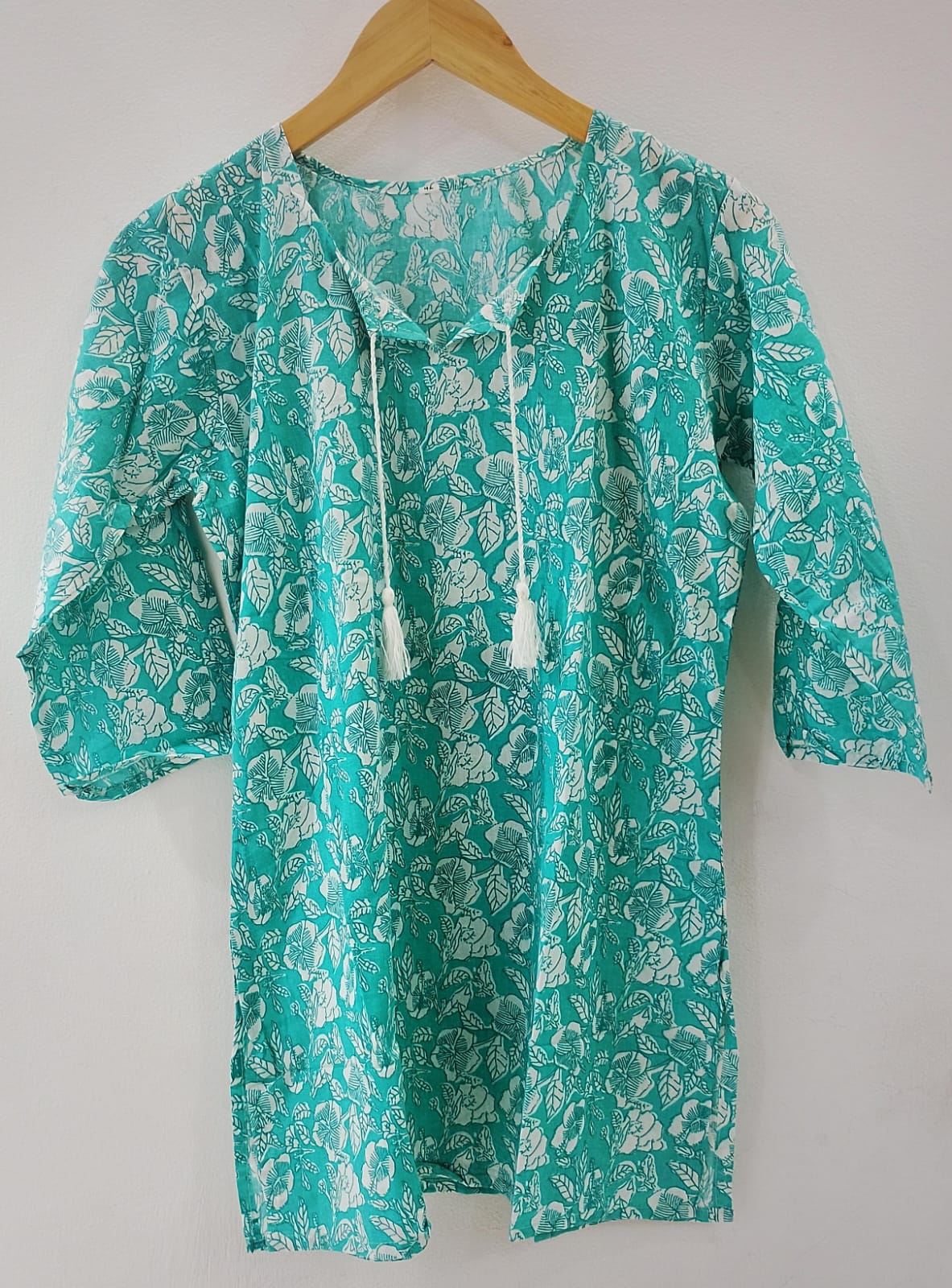 Short Length Top sky blue