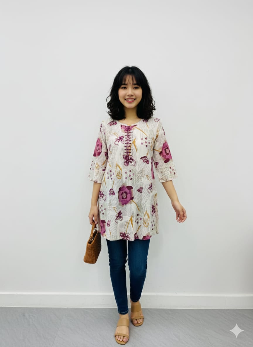 Short Length Tops Printed